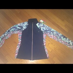 NWT Lilly pulitzer workout jacket size L